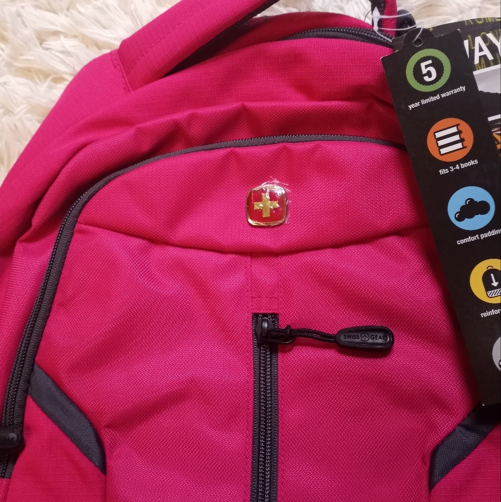 SwissGear Pink Backpack - Picture 2 of 3